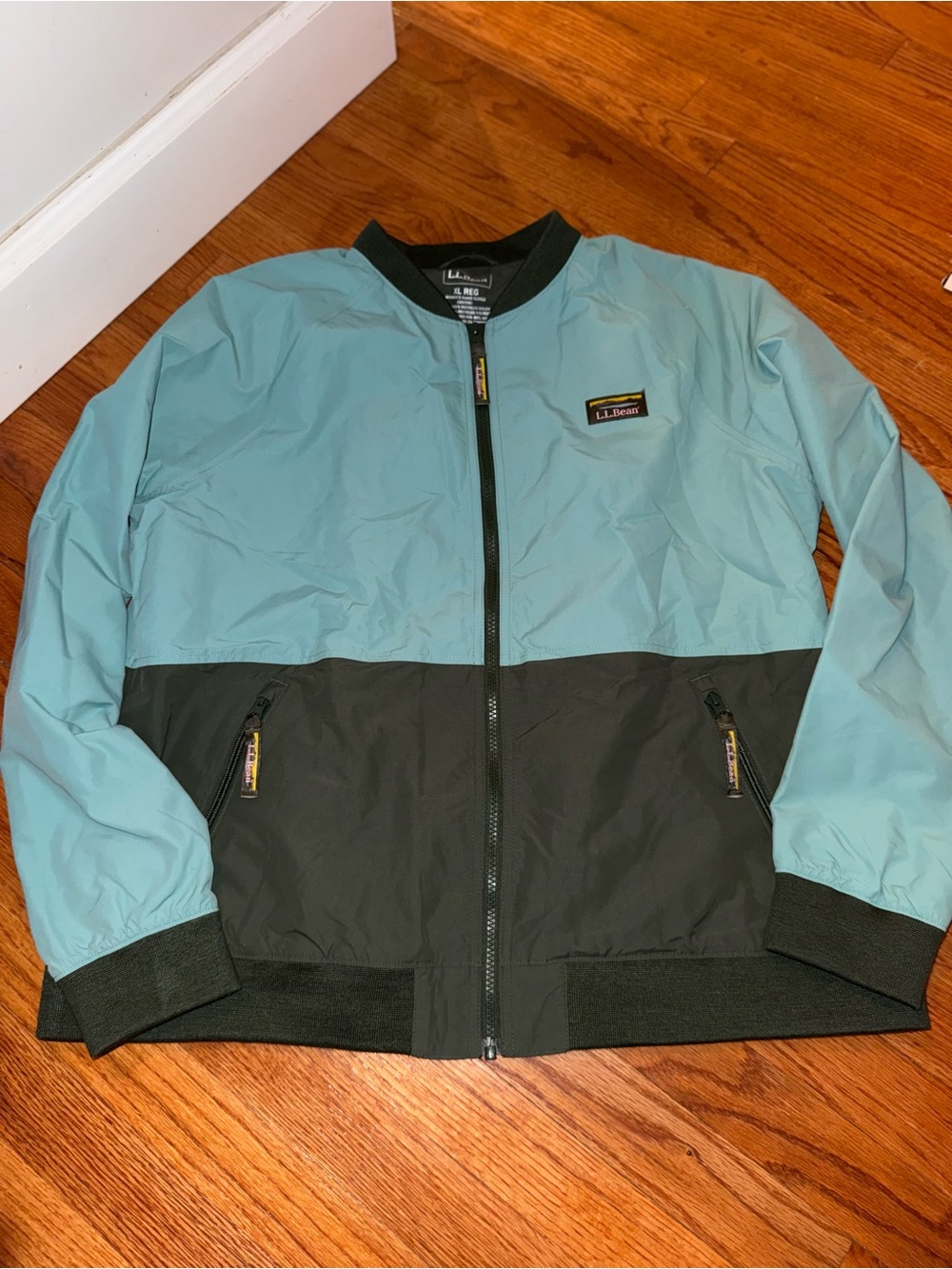 L.L. Bean Two-Tone 3-Season Fleece Bomber Jacket